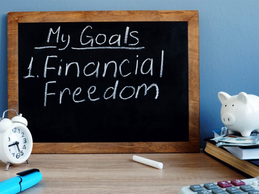 How to achieve complete financial freedom: note down your goals