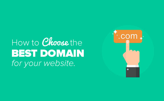 start a website: choose a domain name